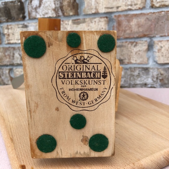 Original Steinbach Volkskunst Vintage Wood Nutcracker Chef From West Germany 16” - Picture 16 of 17